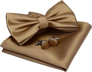 Gusleson Champagne Pre Tied Adjustable Cufflink