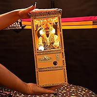 Vista 5 de New Wave Toys Zoltar Speaks Mini Replica Fortune Teller Machine, Fully Animated 1/6 Scale with Card Dispenser, USB-C Rechargable