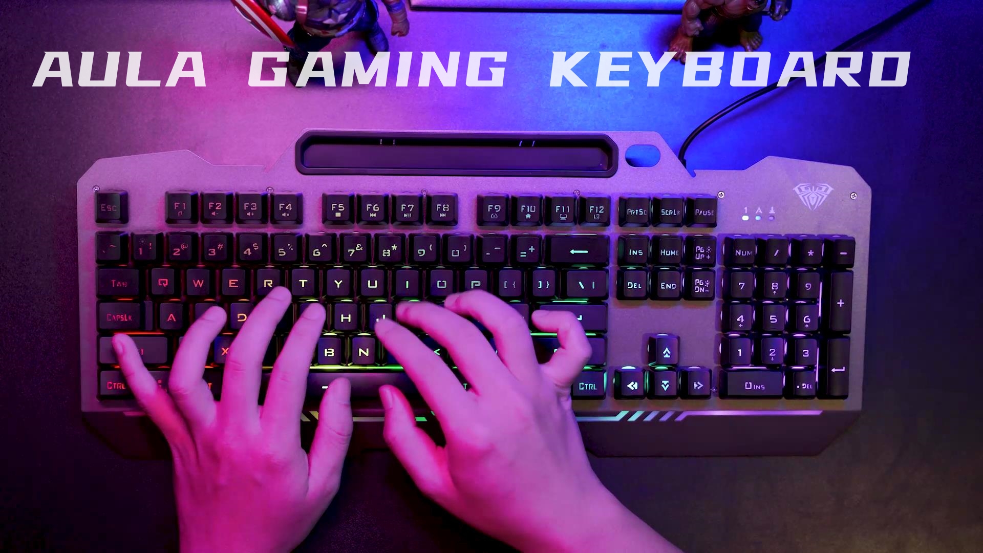 Amazon.com: AULA Gaming Keyboard and Mouse, 104 Keys RGB Backlit  display picture 1