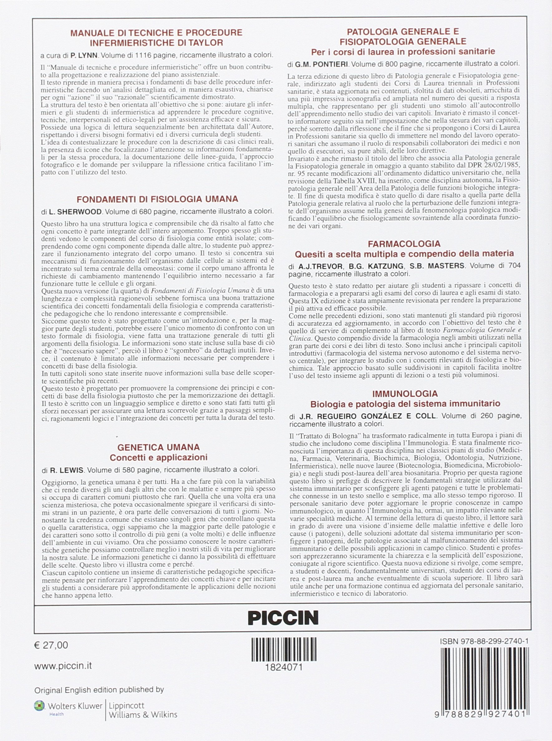 L'essenziale patologia generale (Vol. 1)