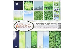 Reminisce The Great Outdoors Nature Scrapbook Paper Kit