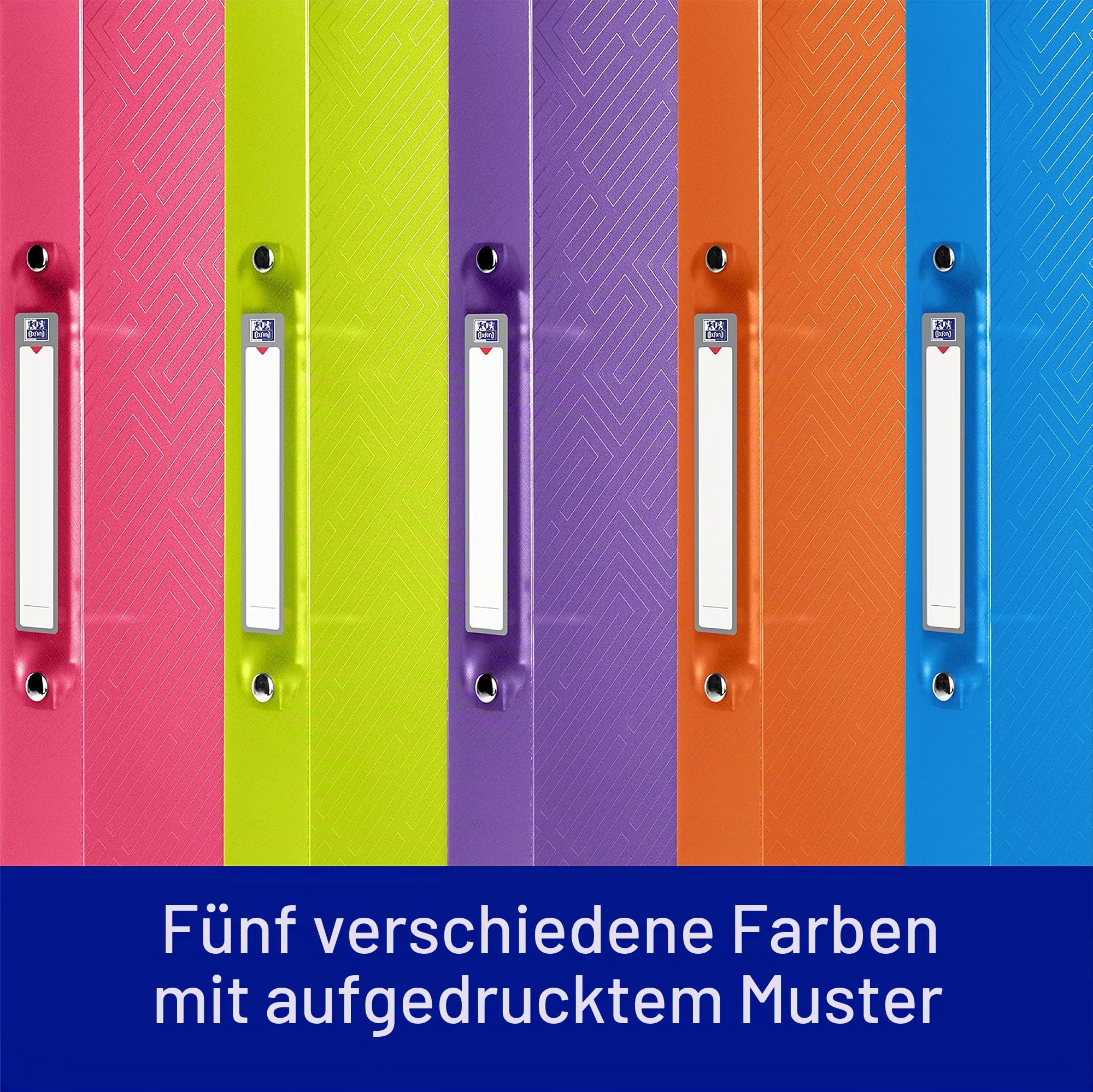 Elba Ordner, Kunststoff, 2 Ringe, 5 Stück Einzeln