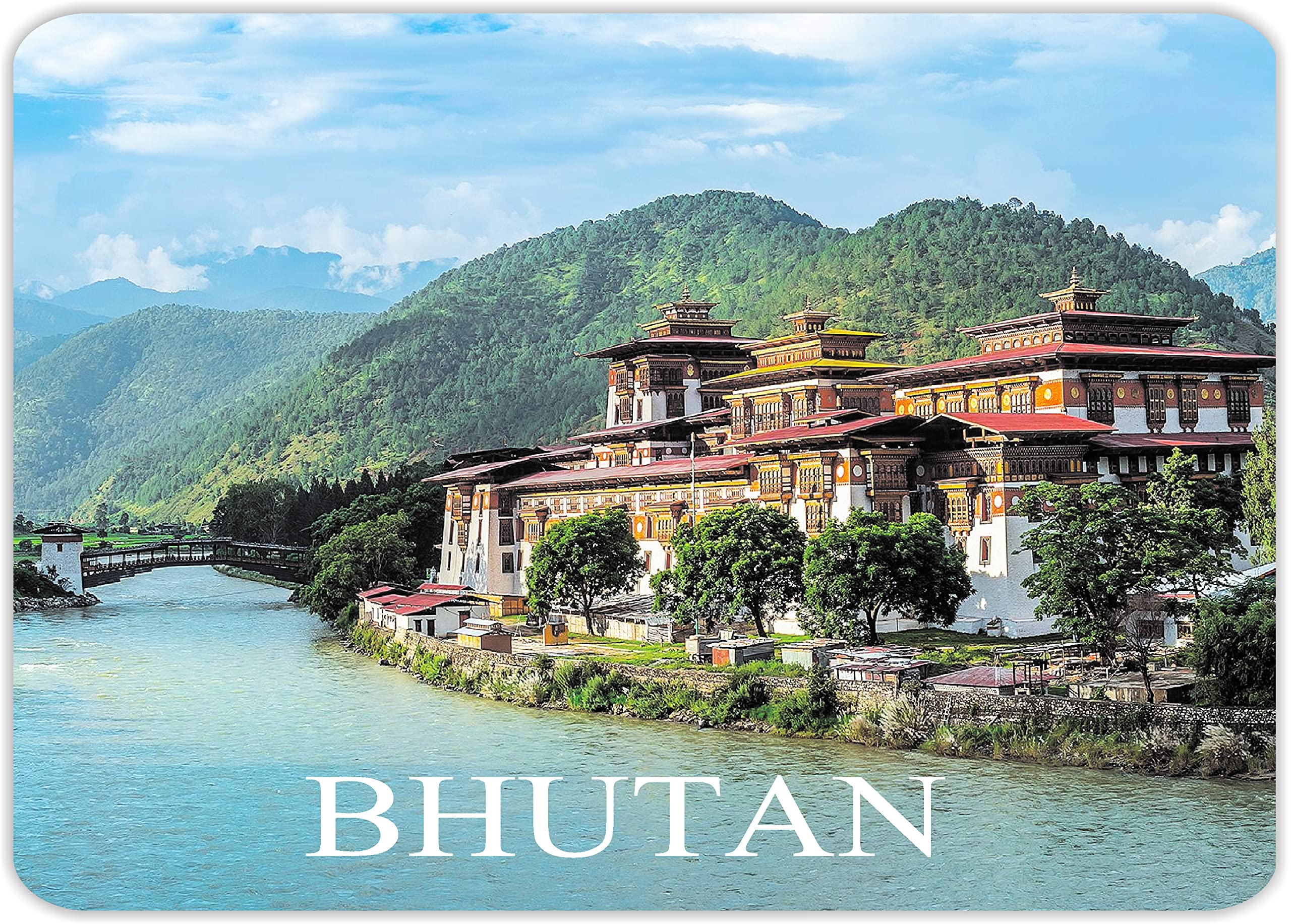 Bhutan Fridge Magnet
