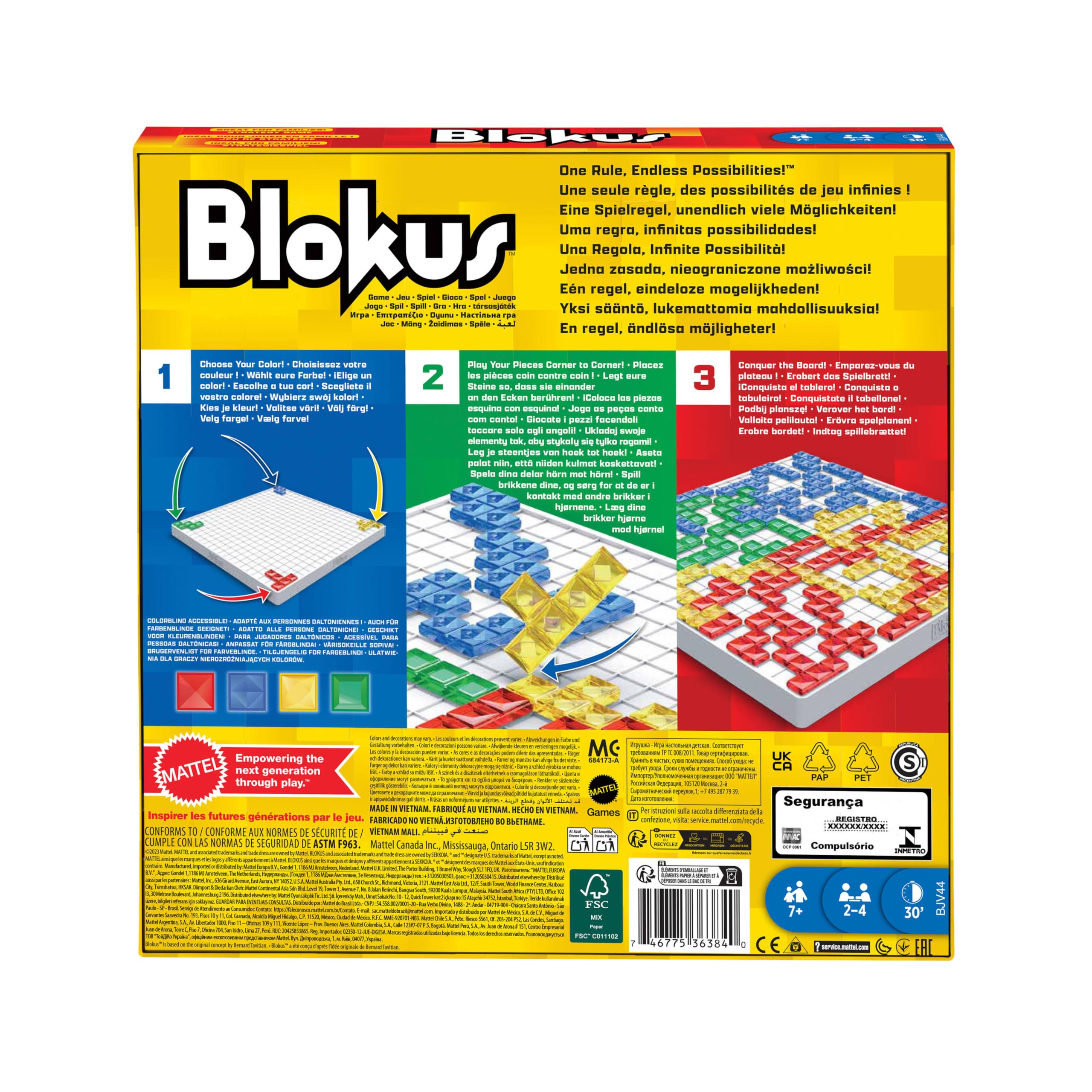 Mattel Games Blokus Board Game for Ages 7+, 2-4 Players — Amazon image 6