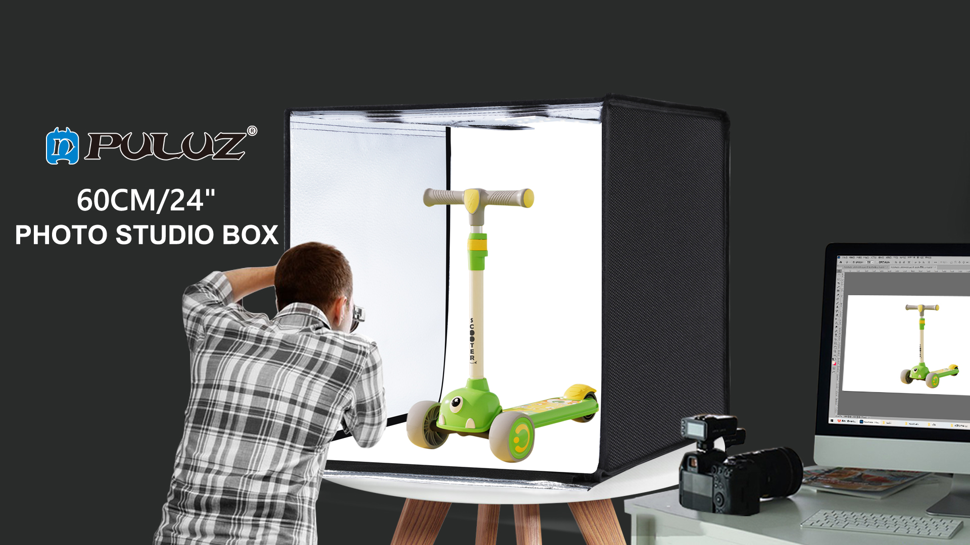 Amazon.com : PULUZ 24'' x 24'' Light Box Photography,Large Photo