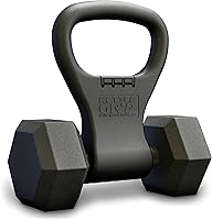 KettleGryp Original: Shark Tank Dumbbell to Kettlebell Converter - Made in USA, Portable Grip Handle for Home & Travel Workouts