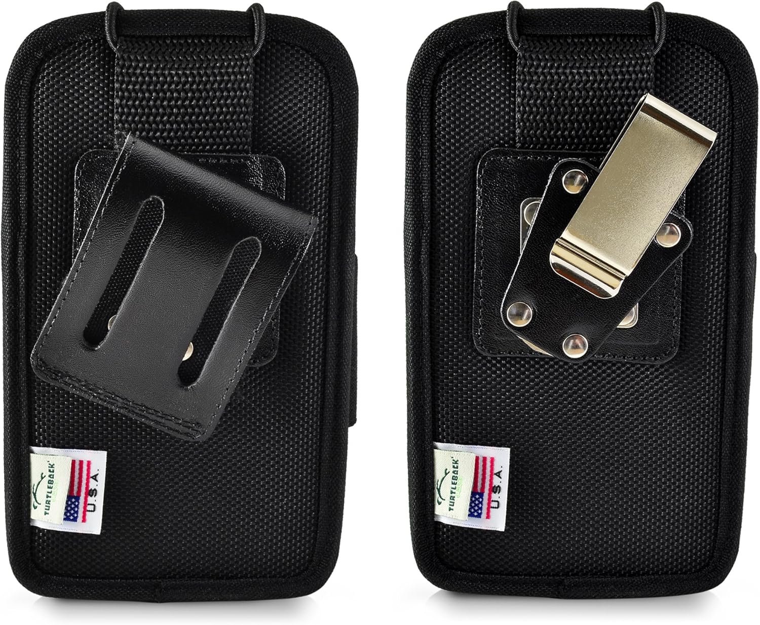 Turtleback Mobile Computer Case Made for Zebra Motorola MC67 KT-67NA Touch Computer Nylon Holster, 2 Belt Clips (Metal Clip & Belt Loop) Mobile Scanner Holder Fits Devices 6 1/4" X 3 1/8" X 1 3/8"