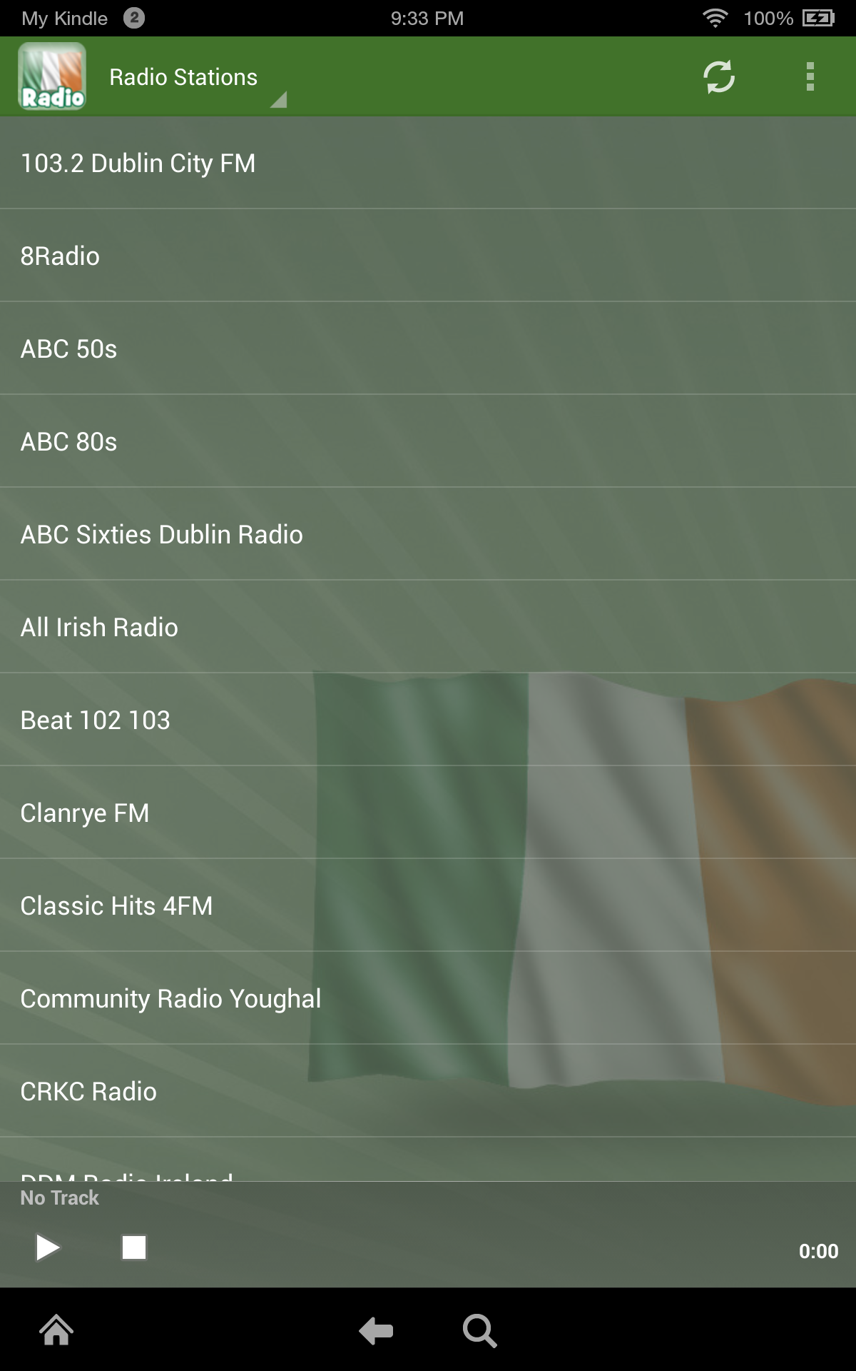 Ireland Radio App on the Amazon Appstore
