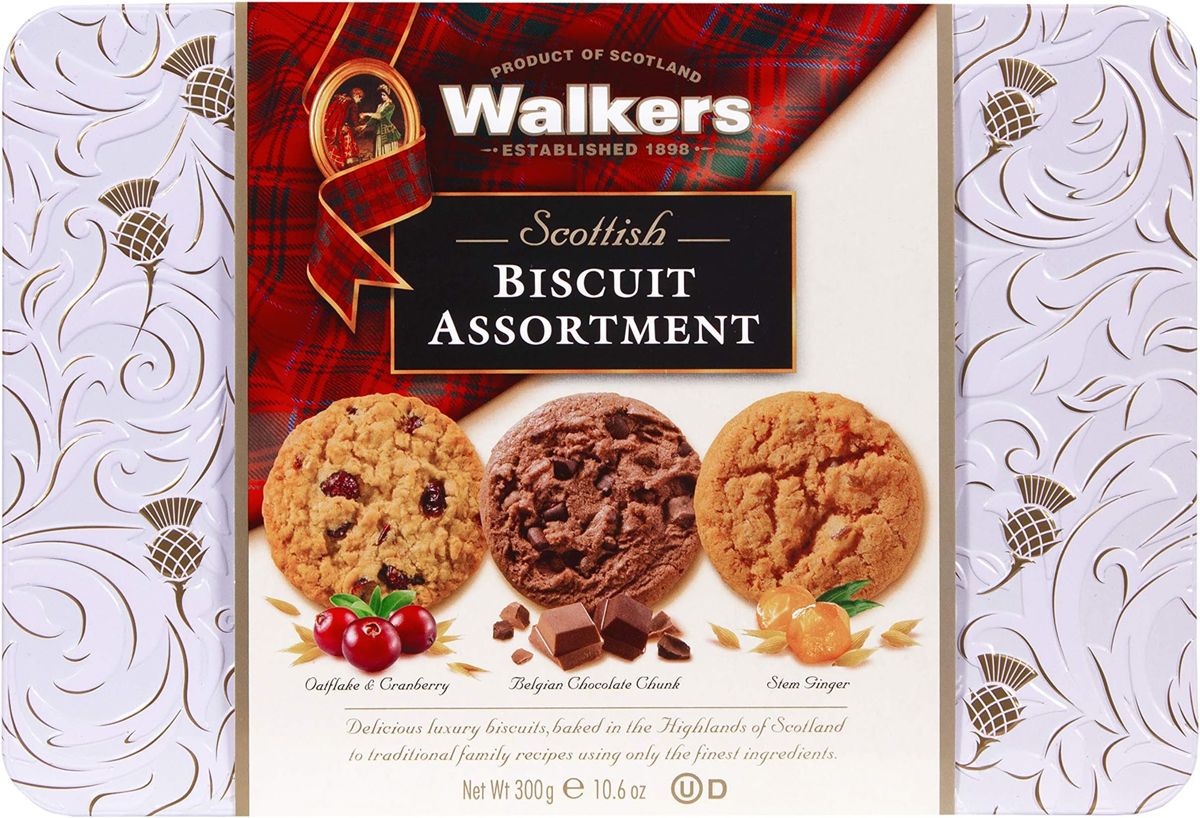 Walkers Scottish Biscuit Assortment Tin 300g