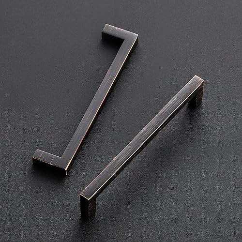Vista 11 de Ravinte Paquete de 60 manijas cuadradas para cajones, tiradores de gabinete negro mate