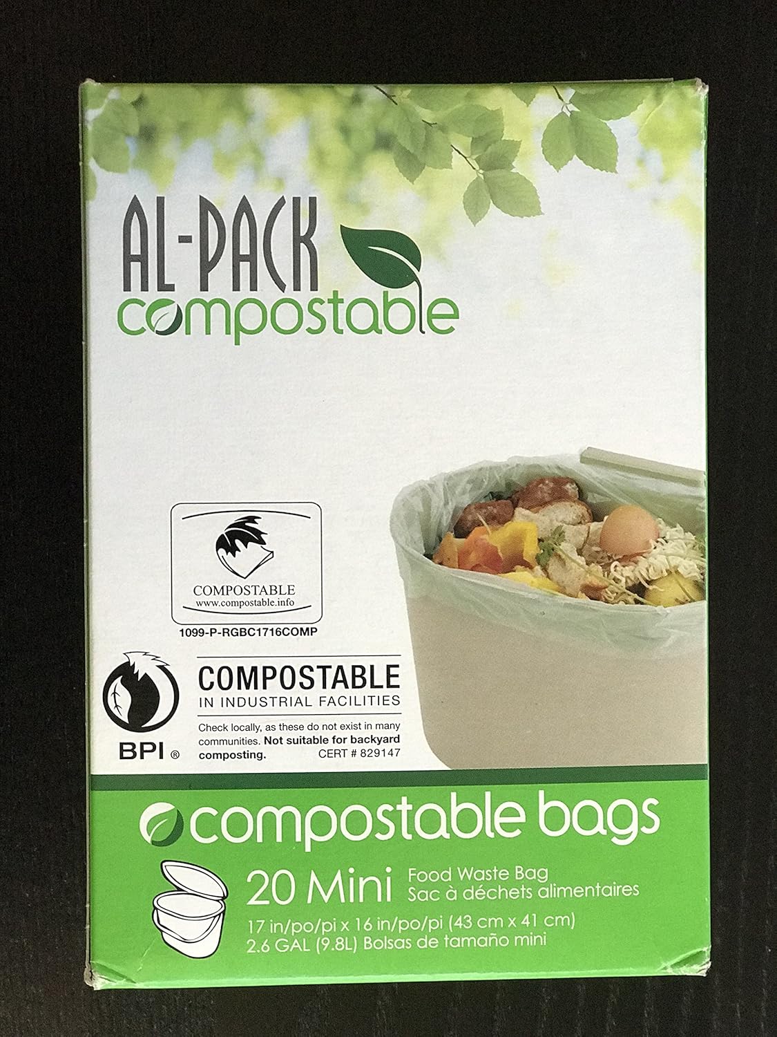 central beds food waste bolsas