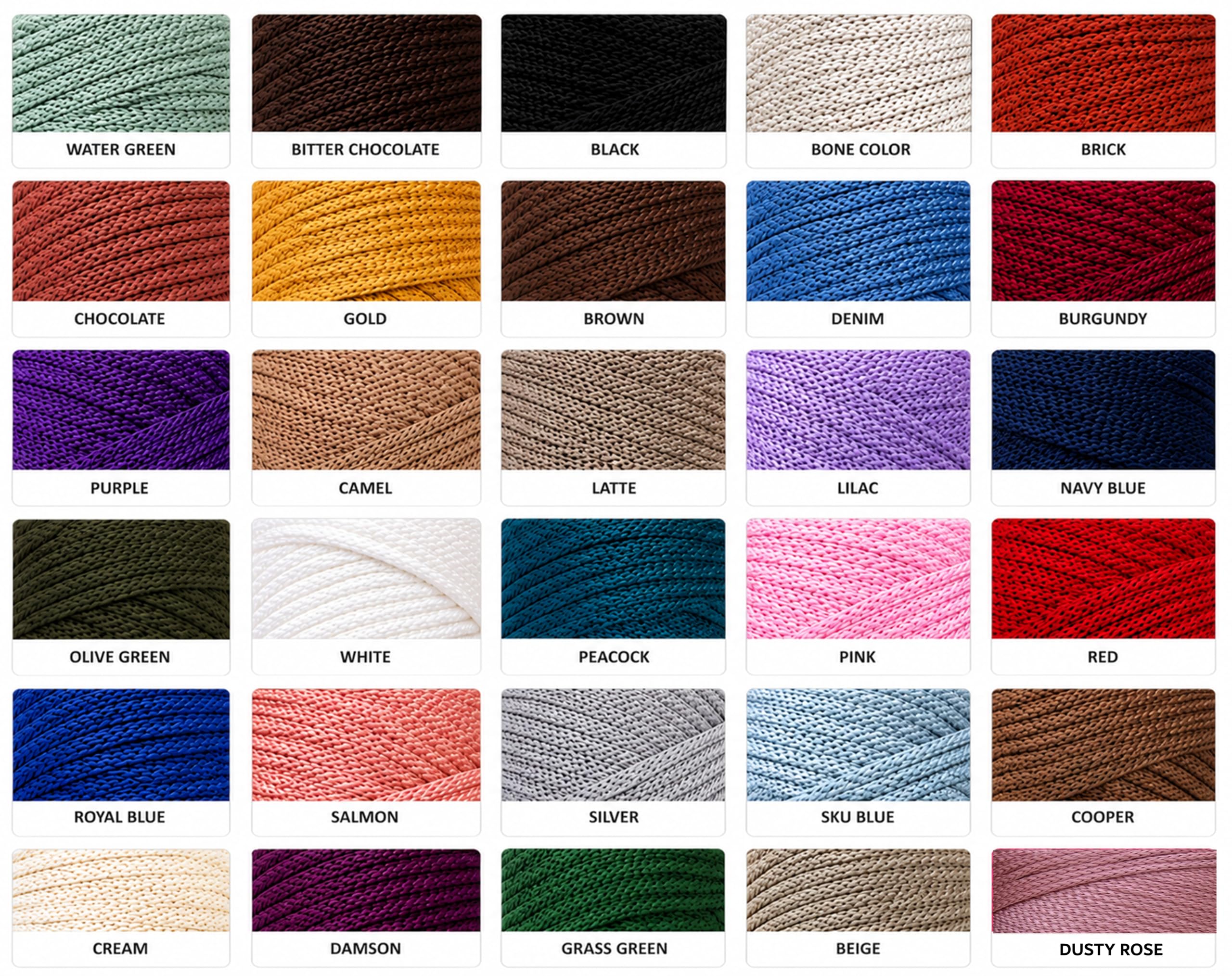 Cordón de macramé de poliéster de alta calidad de 3 mm, 2 madejas (2 x 147 yardas), cuerda de macramé 100% polipropileno de alta calidad, hilo de ganchillo para colgar en la pared, bolsos,