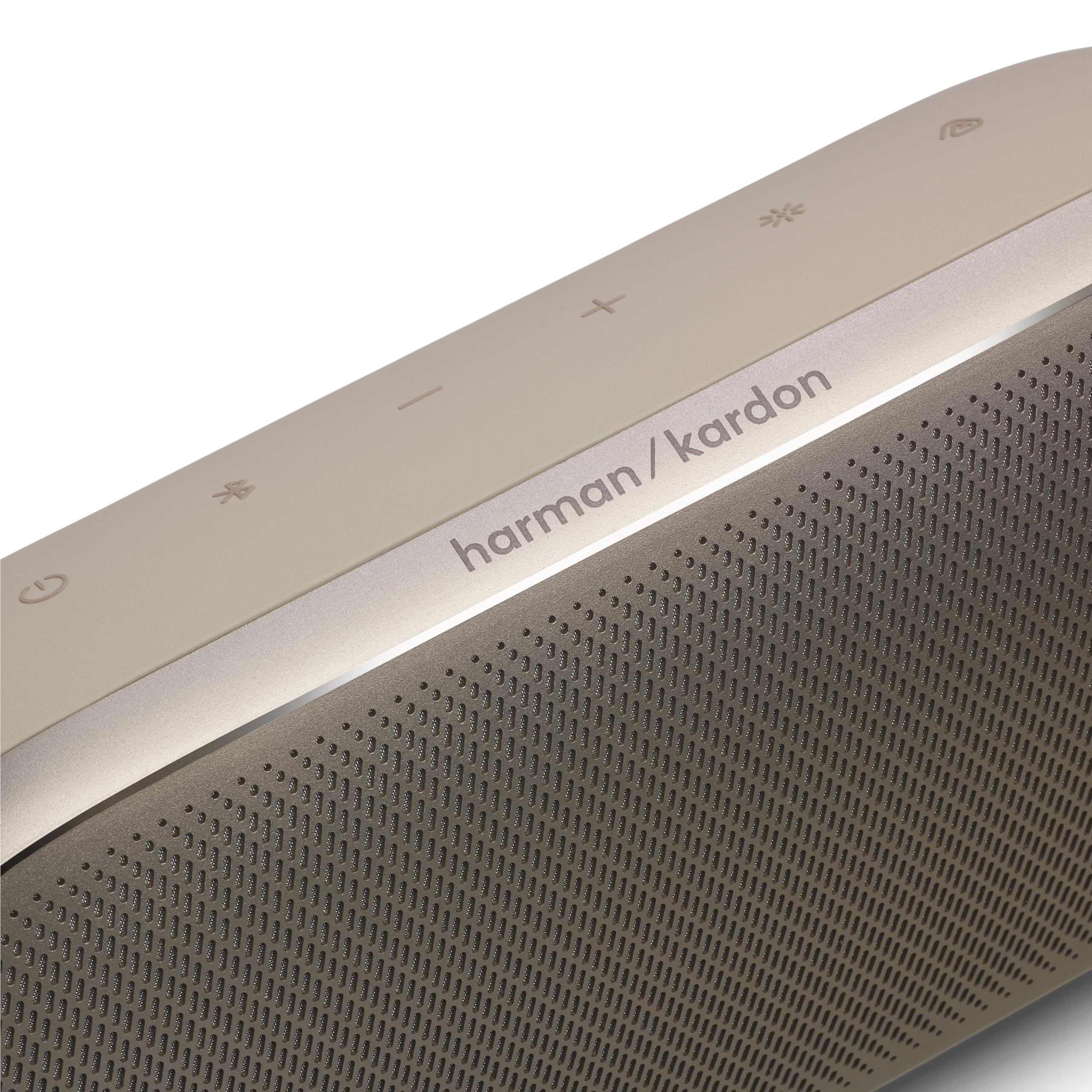 Harman Kardon Luna 2 - Altavoz Bluetooth inalámbrico con Refuerzo de Sonido AI, luz Ambiental, IP67 Impermeable y Resistente al Polvo, batería integrada para 12 Horas de reproducción, conexión