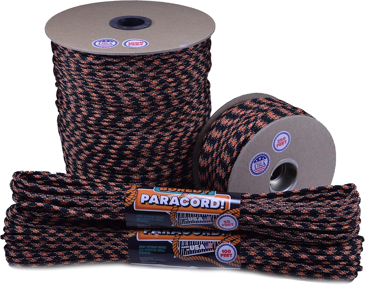 The Paracord Store Type III 550 Cord For Active Outdoors, Heavy Duty Survival Cord For Fishing Camping More Rust - View #5