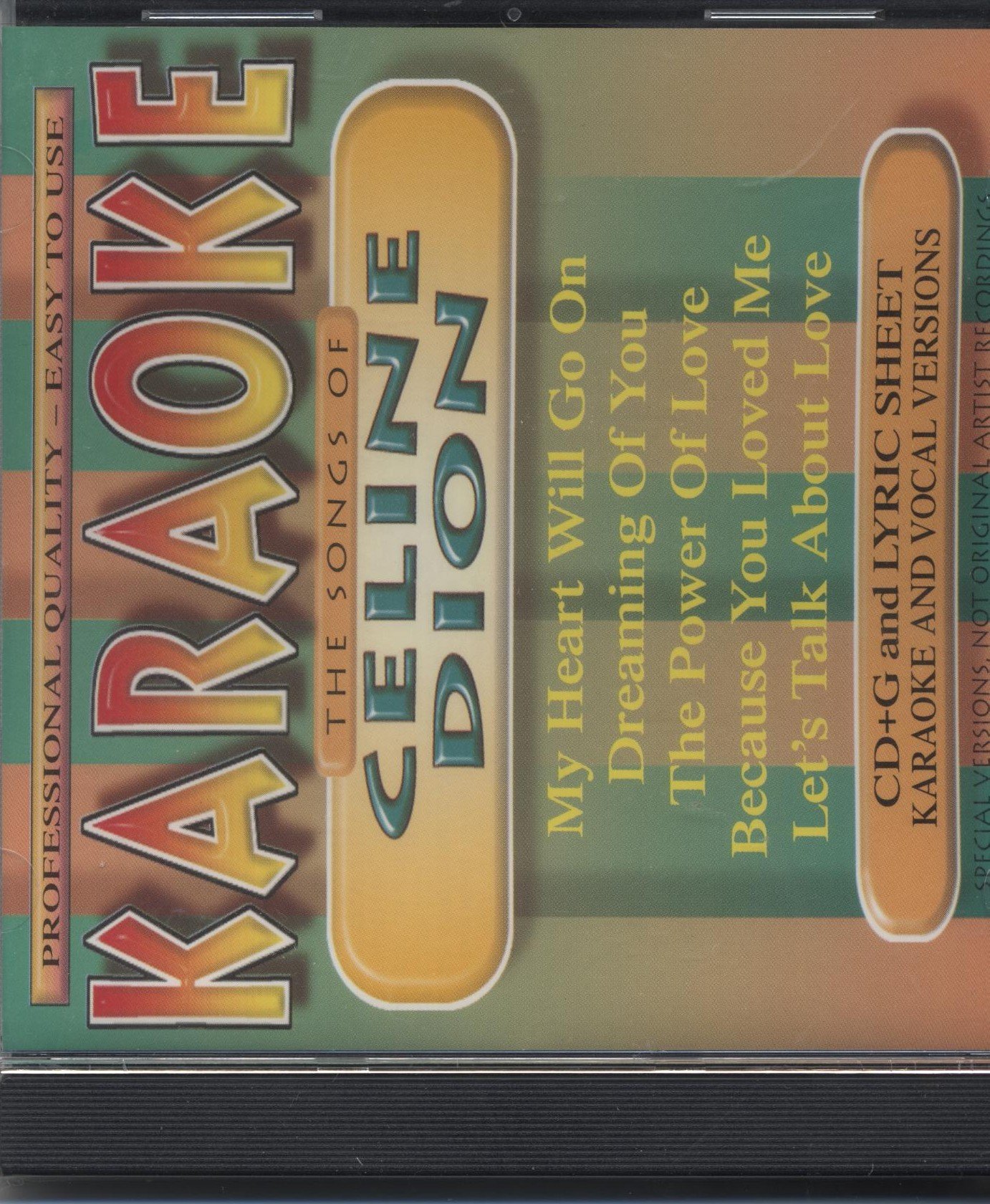 Karaoke: Songs By Celine Dion [Audio CD]