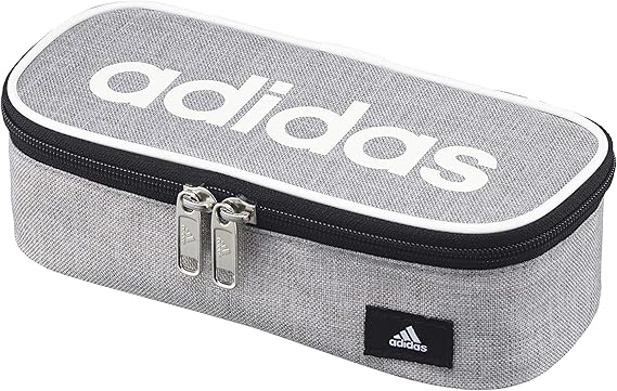 Amazon 三菱鉛筆 アディダス ペンケース ボックスタイプ 灰白 Pt1503ai05g1 ペンケース 文房具 オフィス用品