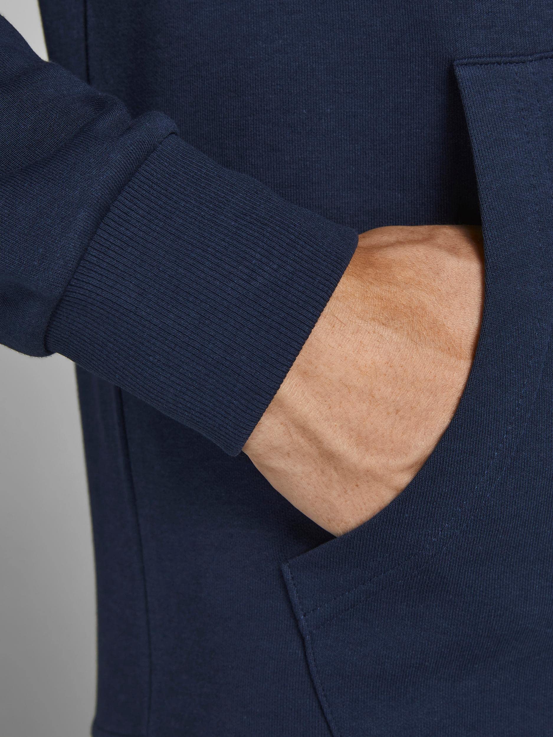 JACK & JONES Jjebasic Logo Sweat Hood Noos Felpa con Cappuccio Uomo
