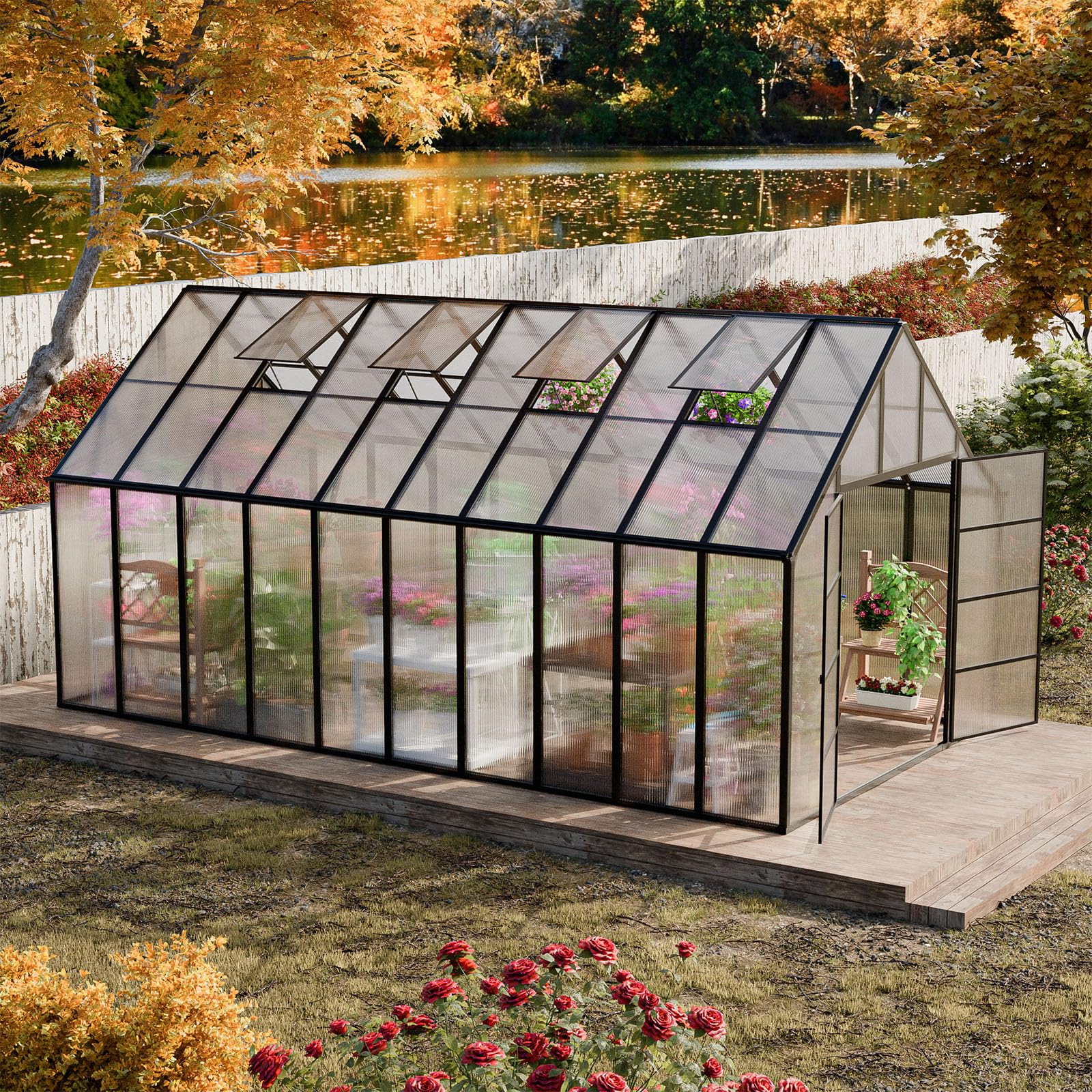 プレーヤー GREENHOUSE Amazon.com : WELYAS 20x10x10 FT Large Greenhouse for Outdoor, Easy