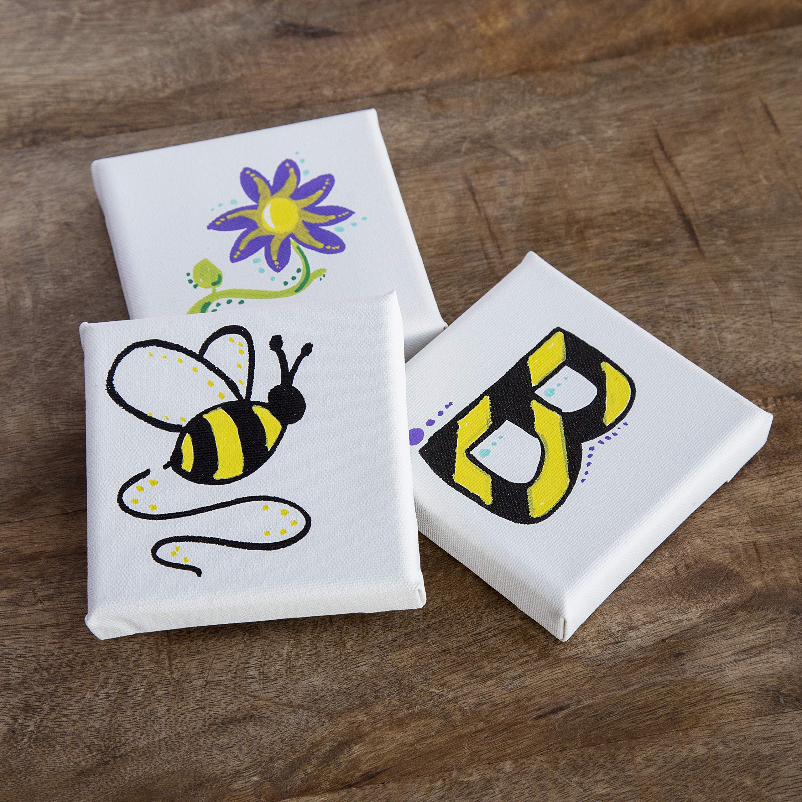 Brilliant Bee Markery do malowania akrylowego, końcówka 2 mm, trwały kolor do szkła ceramicznego drewna, 24 liczby