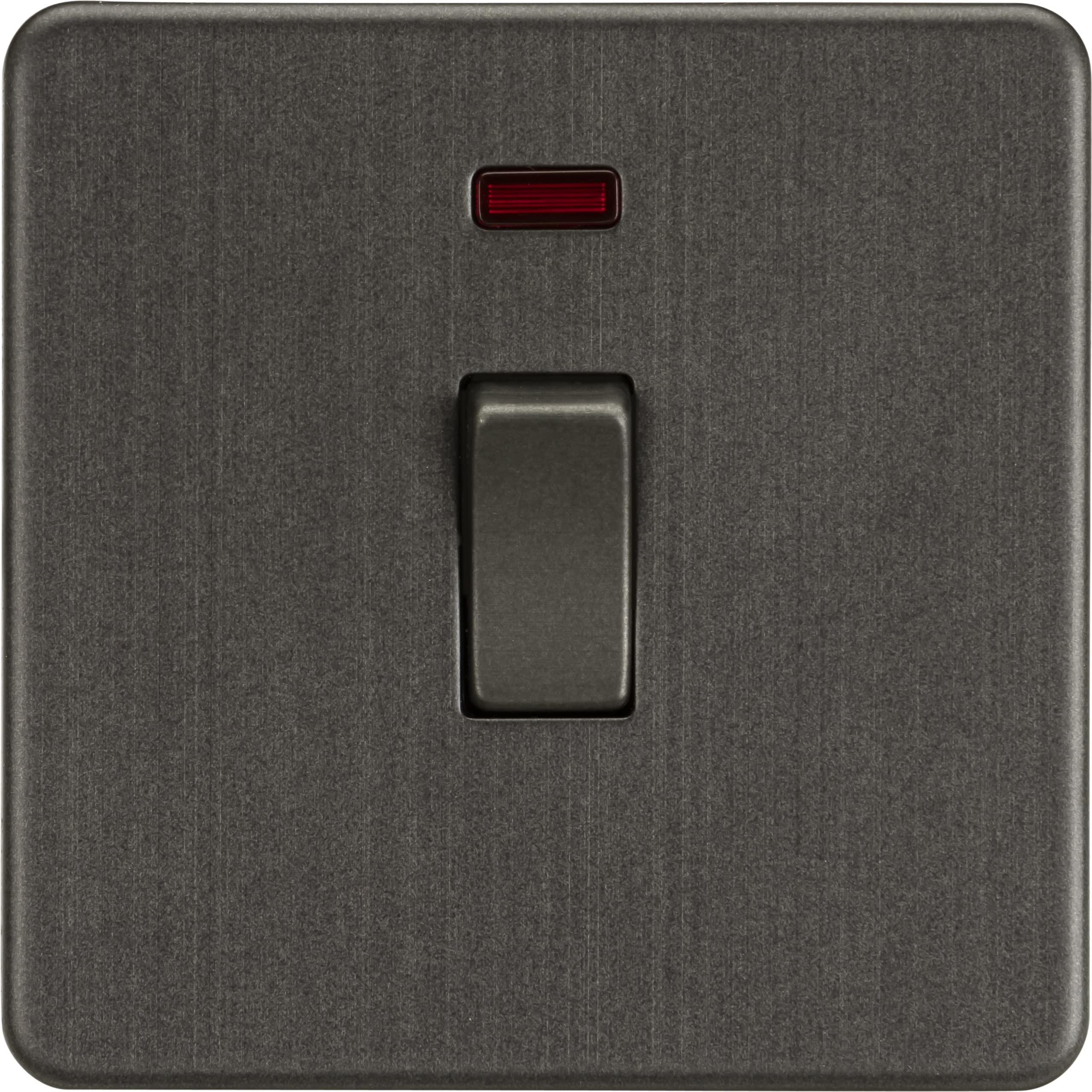 Knightsbridge Anthracite Screwless 20A 1G Dp Switch With Neon