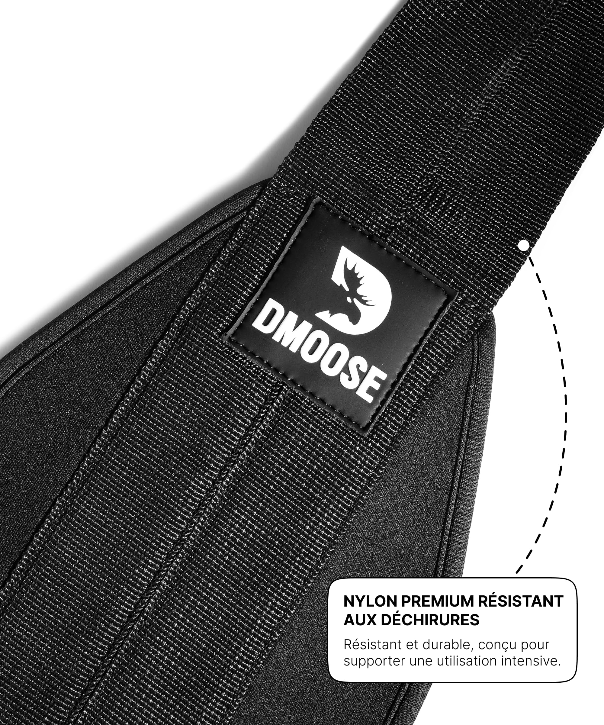 DMoose Fitness AB Straps – Sangles Abdominaux pour Tractions – Équipement de Musculation à Domicile – Entraînement Core et Abdos – Qualité Premium pour Hommes et Femmes