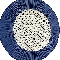 Vista 7 de Bobbin Kit de fabricación de encaje con almohada. Tabla de encaje redonda de 23 pulgadas x 2 pulgadas, 24 bobinas danesas para encajar, patrones