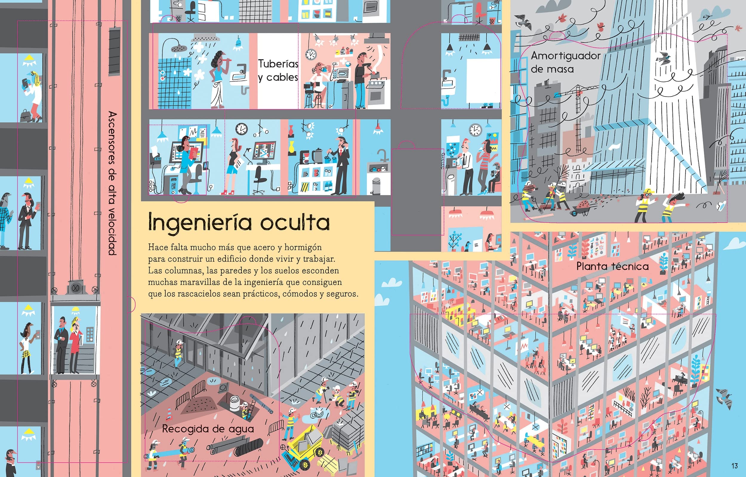 La construcción de un rascacielos (Conoce por dentro)