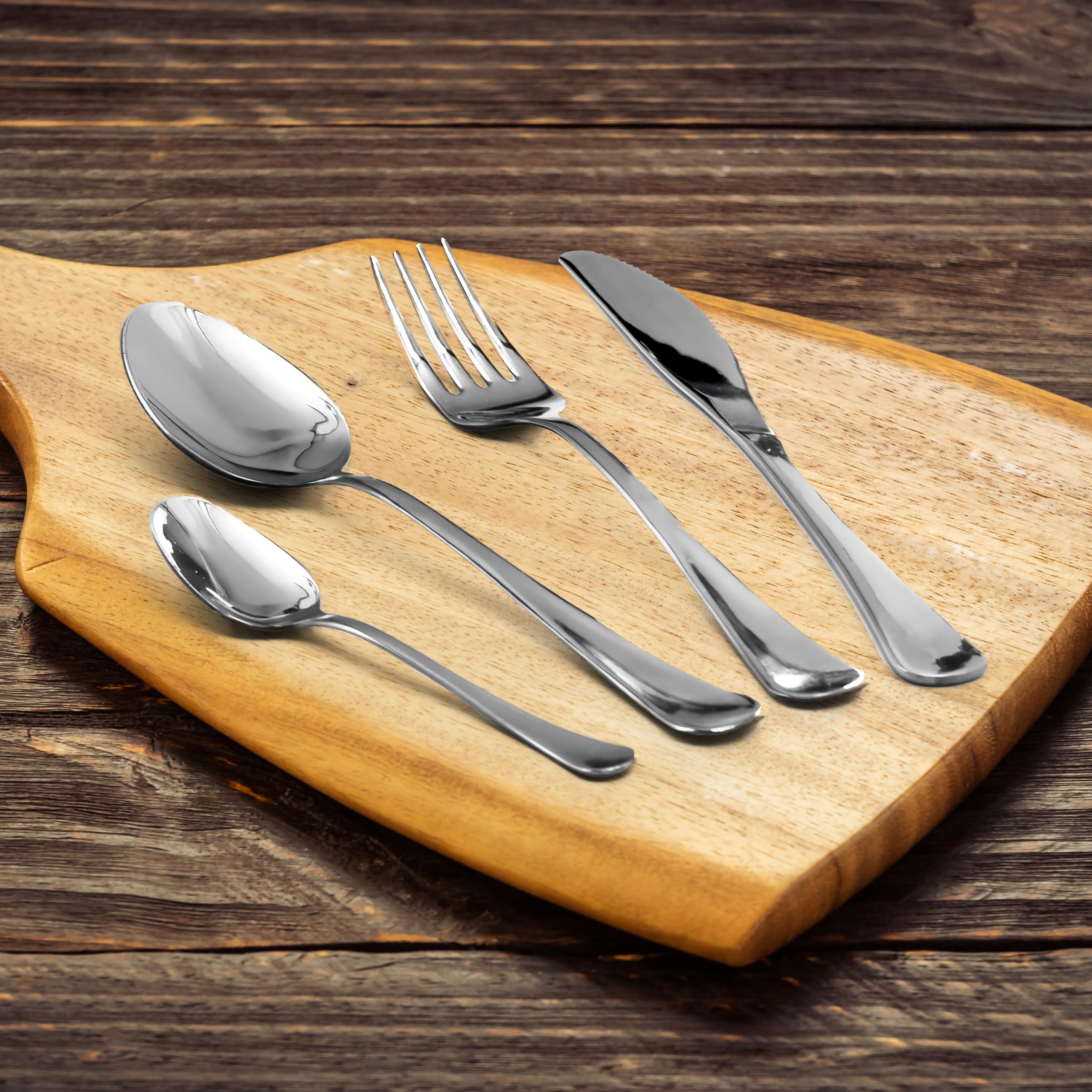 Servizio Posate Zanetti 24 Pezzi - Acciaio Inox 18/10, Modello Boston, Made In Italy - Foto 7