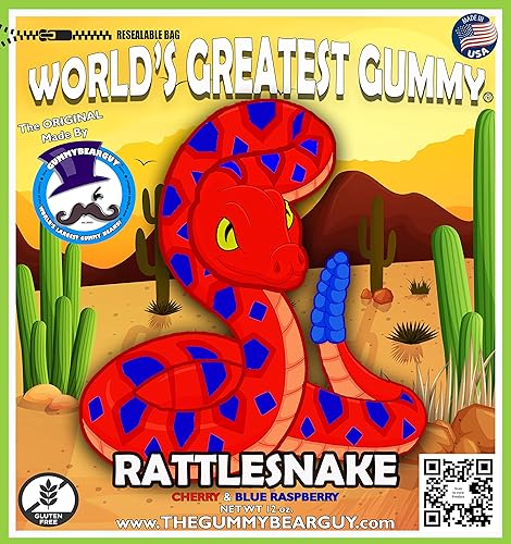 Miniatura 3 de Gummy Snake - CerezaFrambuesa Azul