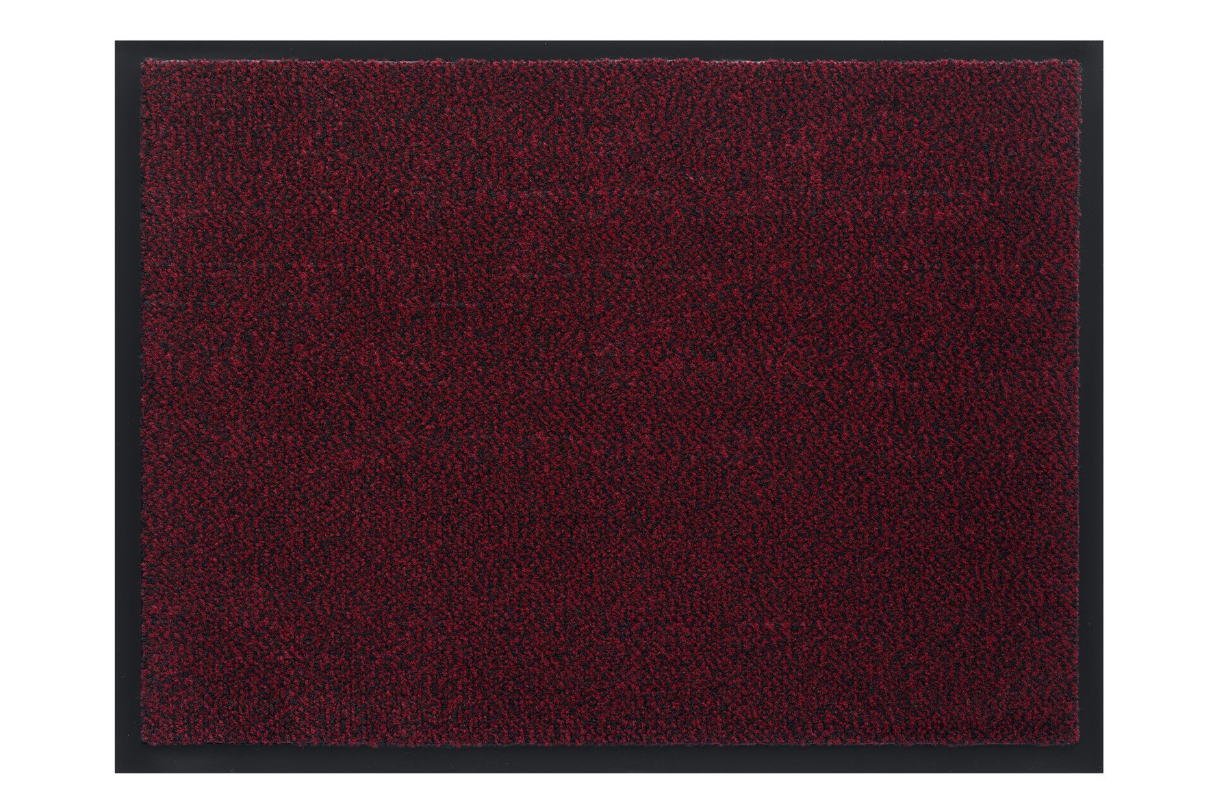 Paillasson polypropylène rouge 80x120 cm durable et résistant