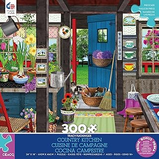 Ceaco - Tracy Flickinger - Country Kitchen - 300 Piece Jigsaw Puzzle