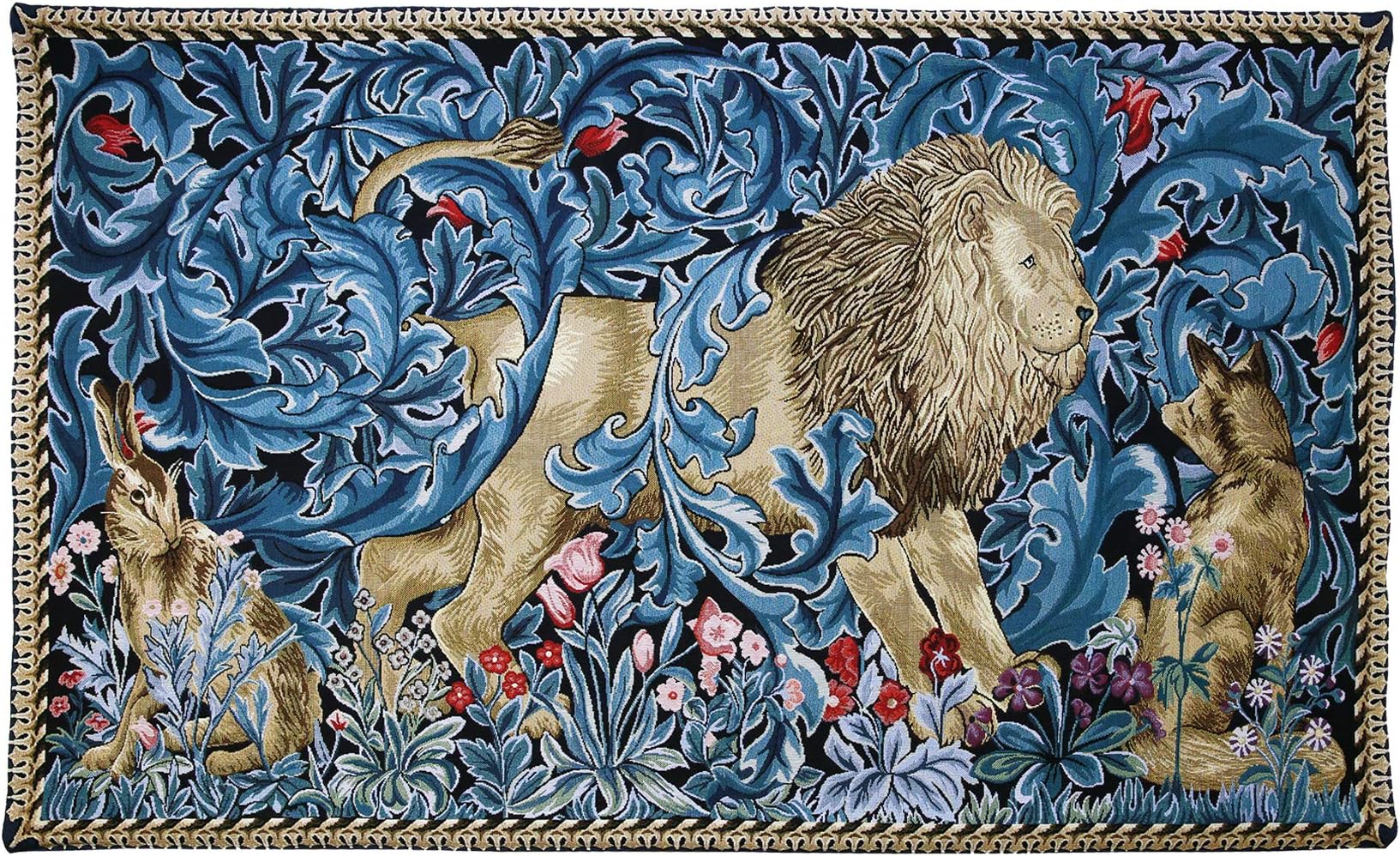 Signare Tapestry Wall Hanging William Morris (Lion and the Forest, Tapestry Only)