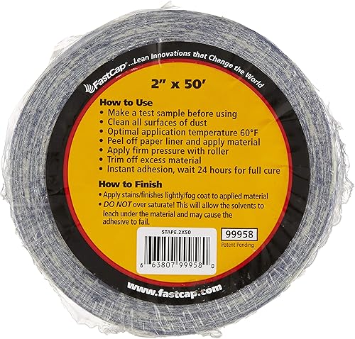 Miniatura 4 de FastCap Cinta adhesiva SpeedTape de doble cara para bandas de bordes, herramientas de trabajo de madera para reparación del hogar y mejoras del