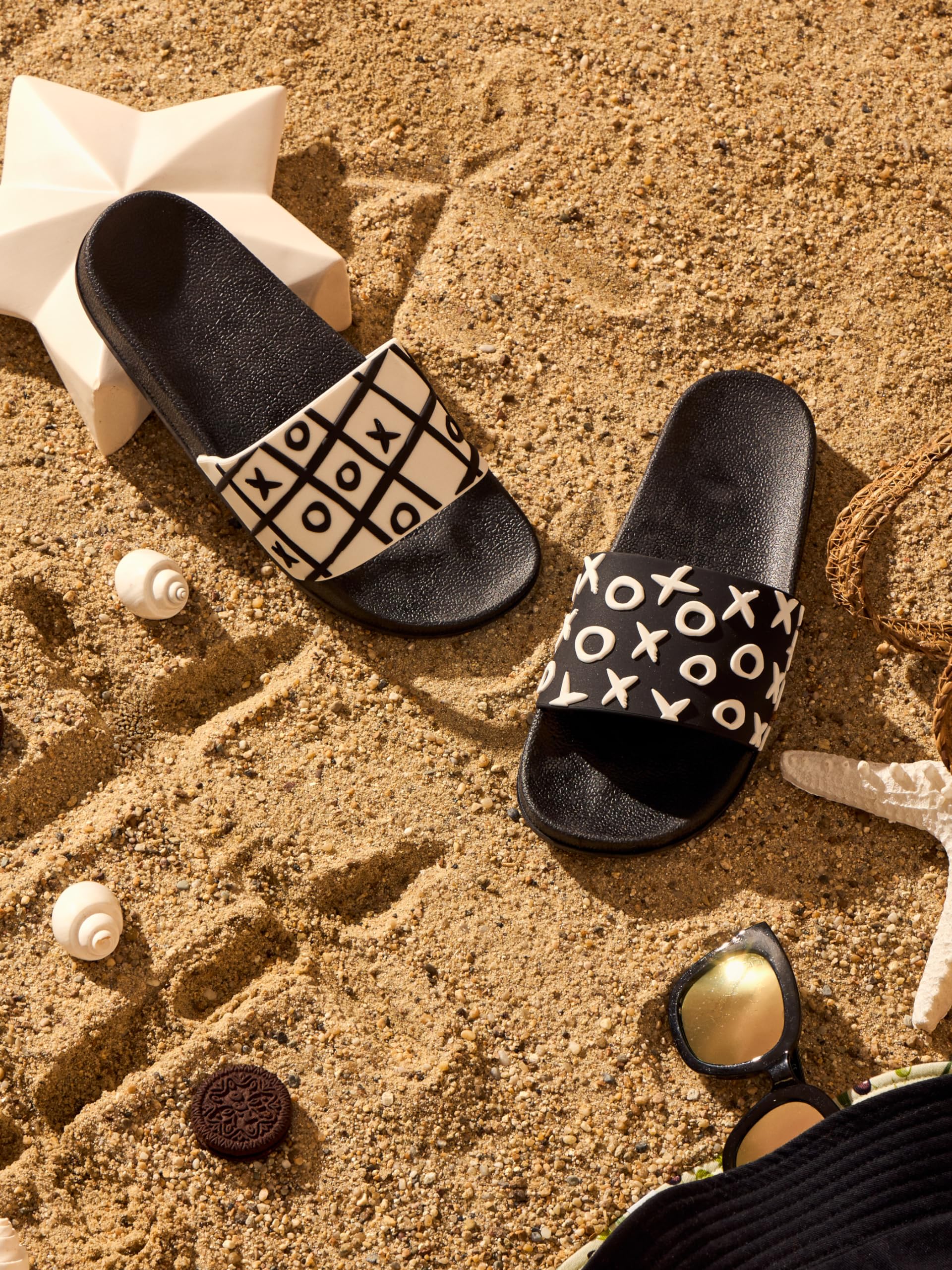 Dedoles Ciabatte & Pantofole Donna Uomo & Bambini Sandali per Spiaggia e Piscina con tanti Design Patatine Fiori Volpe Lama Nuvole Ketchup Regalo