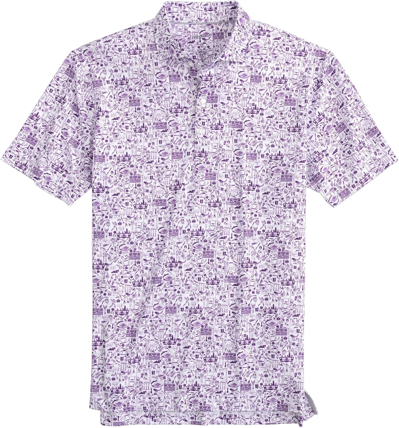 johnnie-O Performance Jersey Jr. Polo - Tailgater 2.0 Print