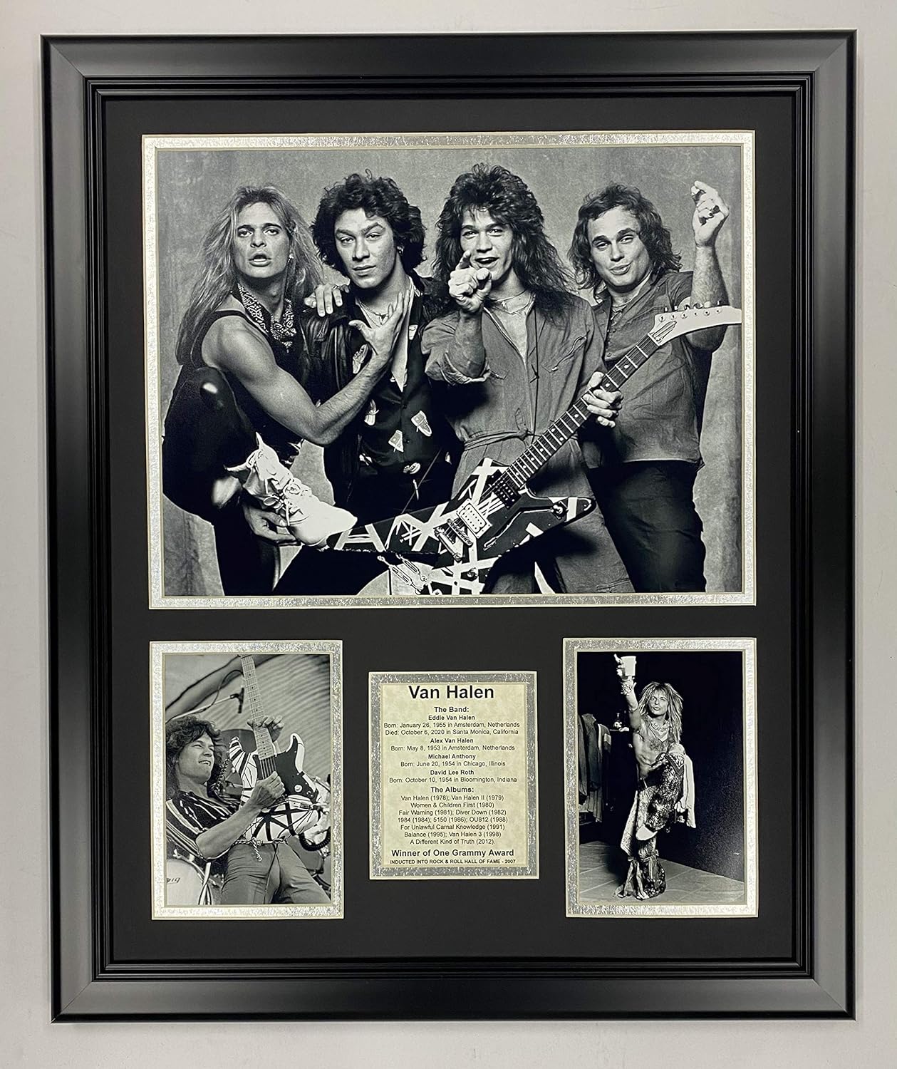 Legends Never Die Van Halen Framed Photo Collage, 18"" x 22""" (19536A)