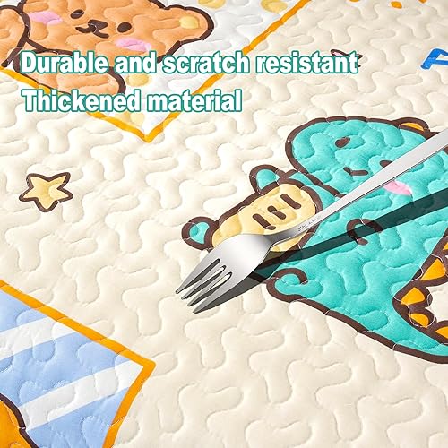 Miniatura 5 de Almohadilla hexagonal para corral de perro de 36 pulgadas de ancho, almohadilla para orina de perro, almohadilla para cachorros, PLAYPEN no