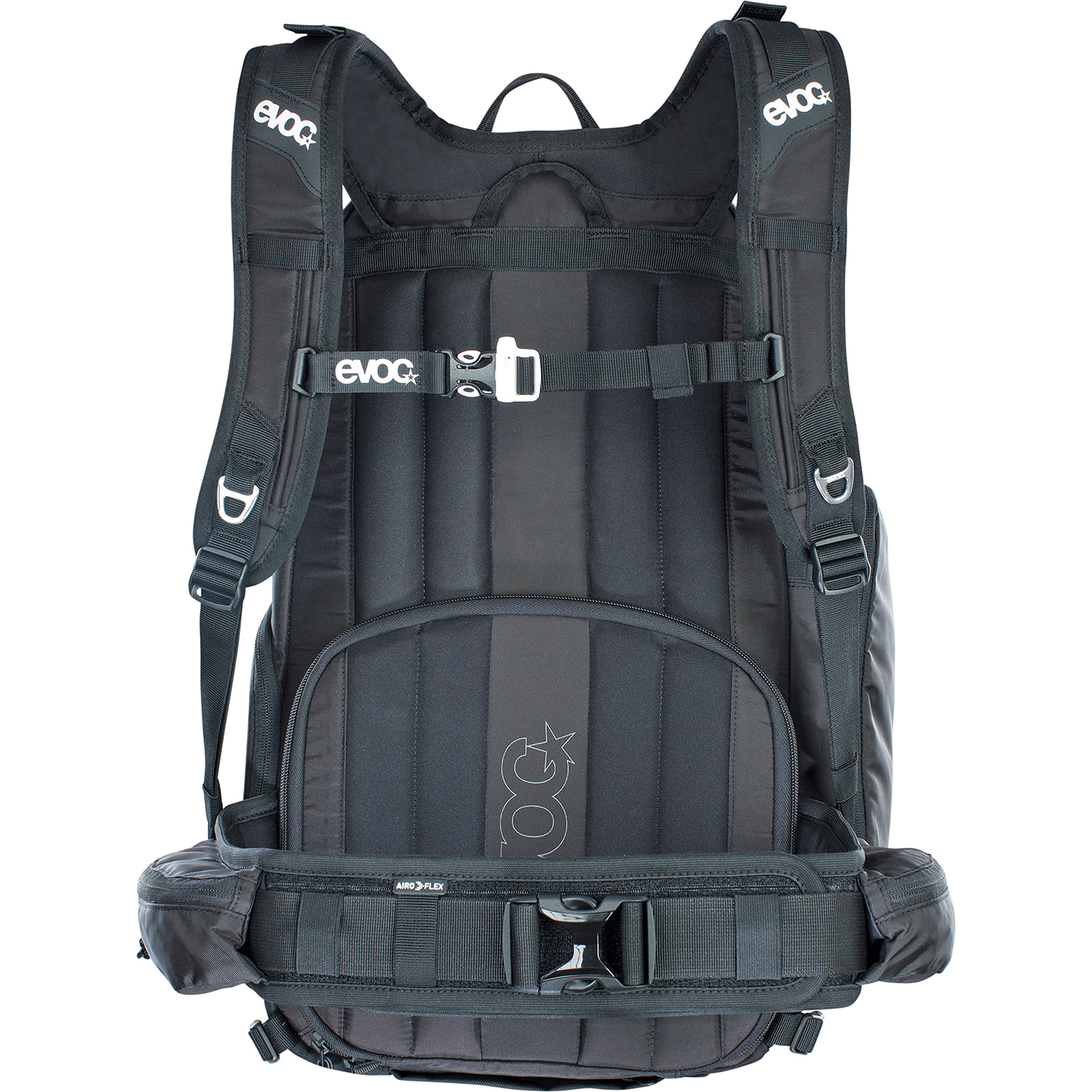 EVOC CP 18l Outdoor Camera Backpack per attrezzatura fotografica professionale (sistema di trasporto ergonomico, sistema di cinghie per piccozze, sci, snowboard o treppiede), Nero