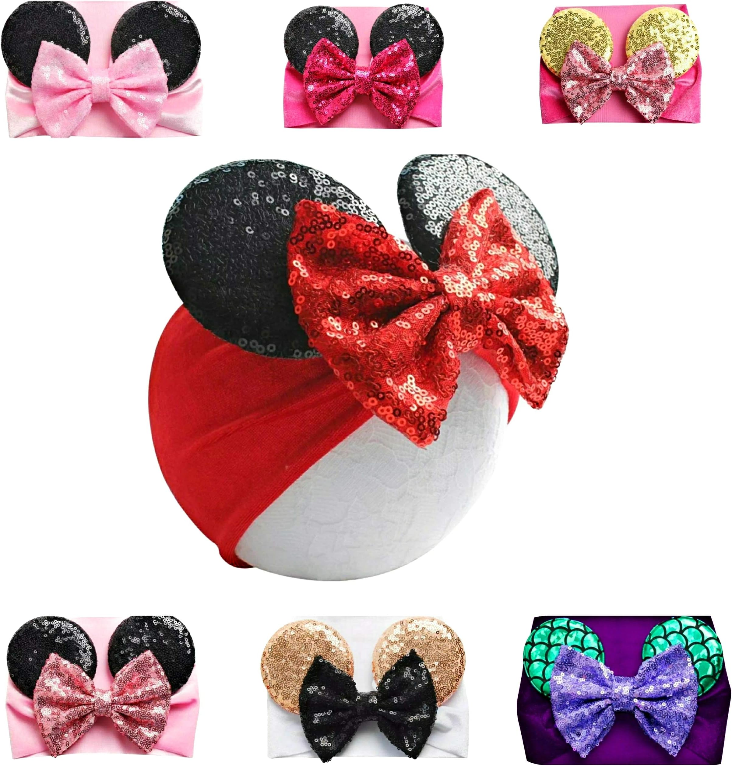 Mouse Ears Headband/Headwrap - Toddler, Baby, Kids - Party supplies - Red