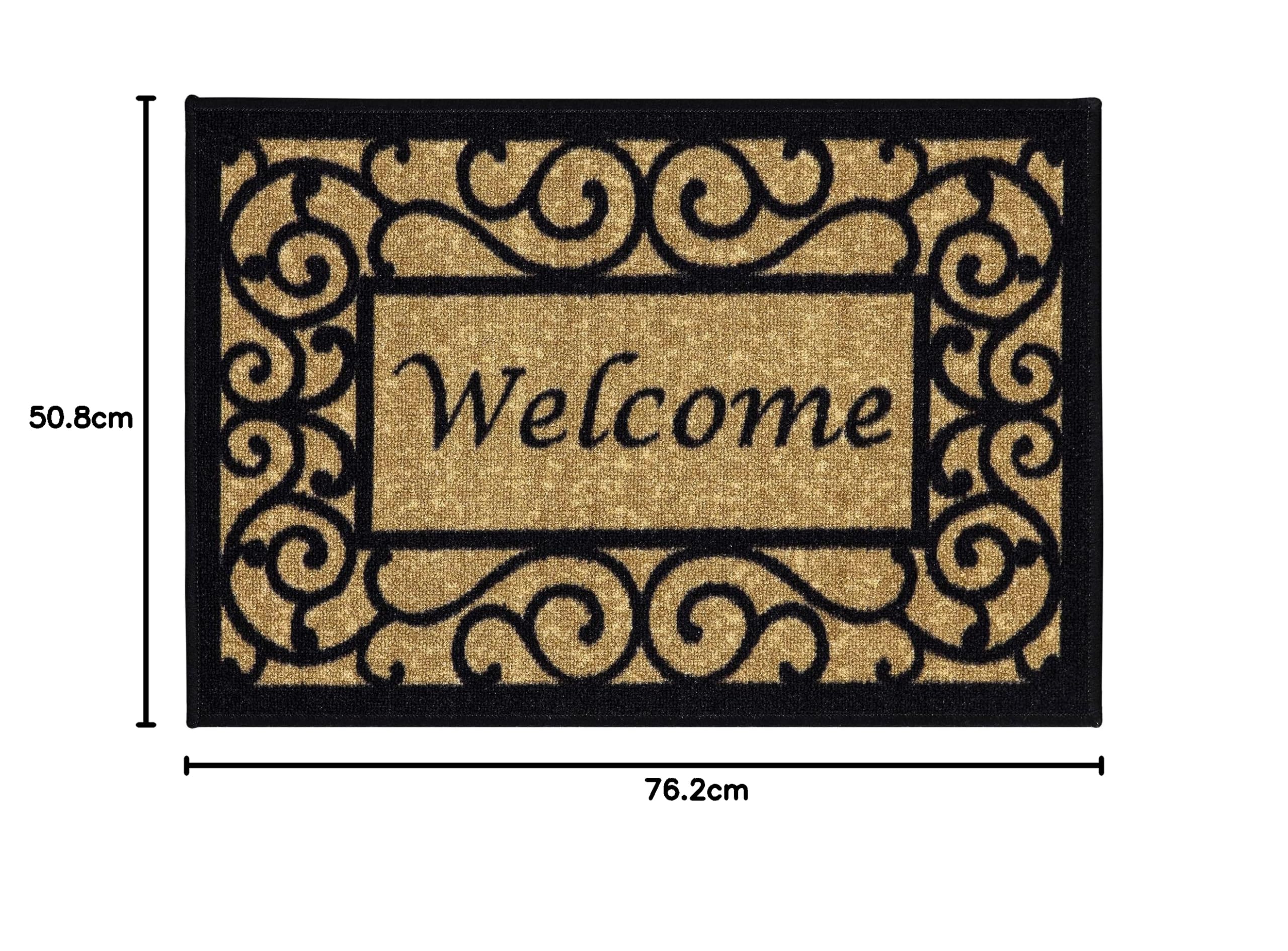 Zerbino classico rettangolare in cocco welcome cm 40 x cm 60 | Leroy Merlin