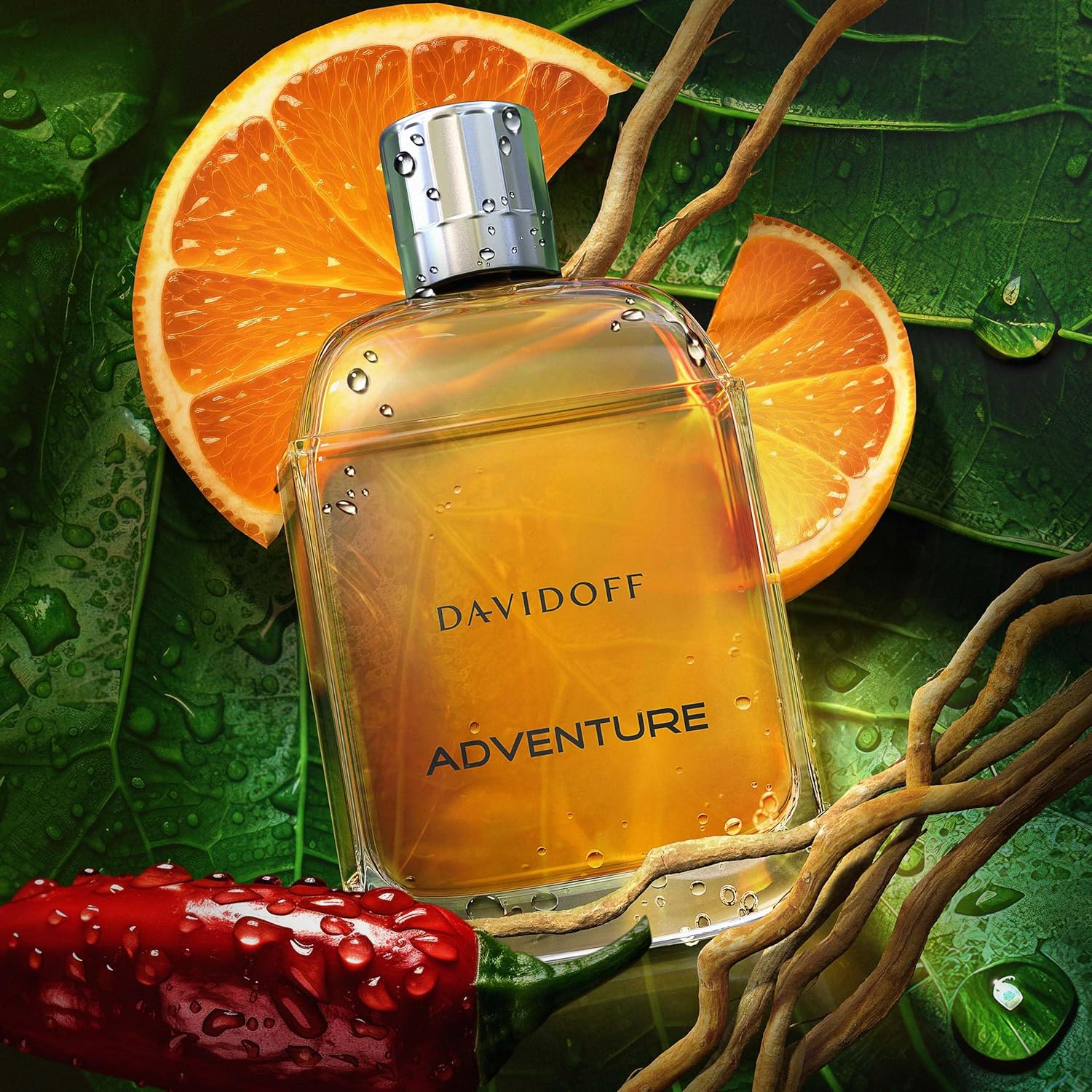 Davidoff Adventure Eau de Toilette – Woody Men's Cologne – With Notes of Mandarin, Pimento & Vetiver – Long Lasting Fragrance - Image 4