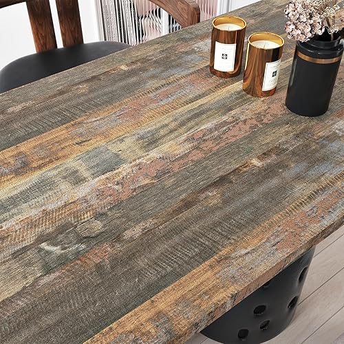 Miniatura 4 de STICKEEP Papel tapiz adhesivo de madera para encimeras, papel tapiz impermeable con aspecto de madera, autoadhesivo, papel de contacto para