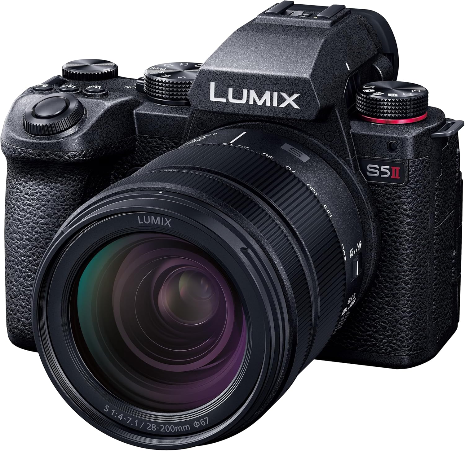 Panasonic LUMIX S5II Mirrorless Camera with LUMIX S Series 28-200mm F4-7.1 Macro O.I.S. Lens (International Model)