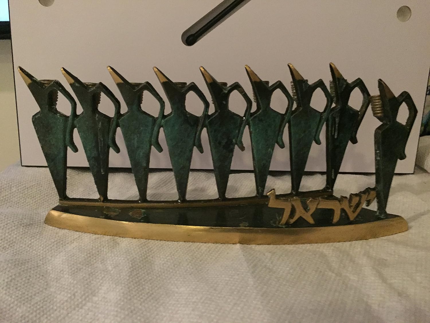 Menorah 1950’s Handmade Brass
