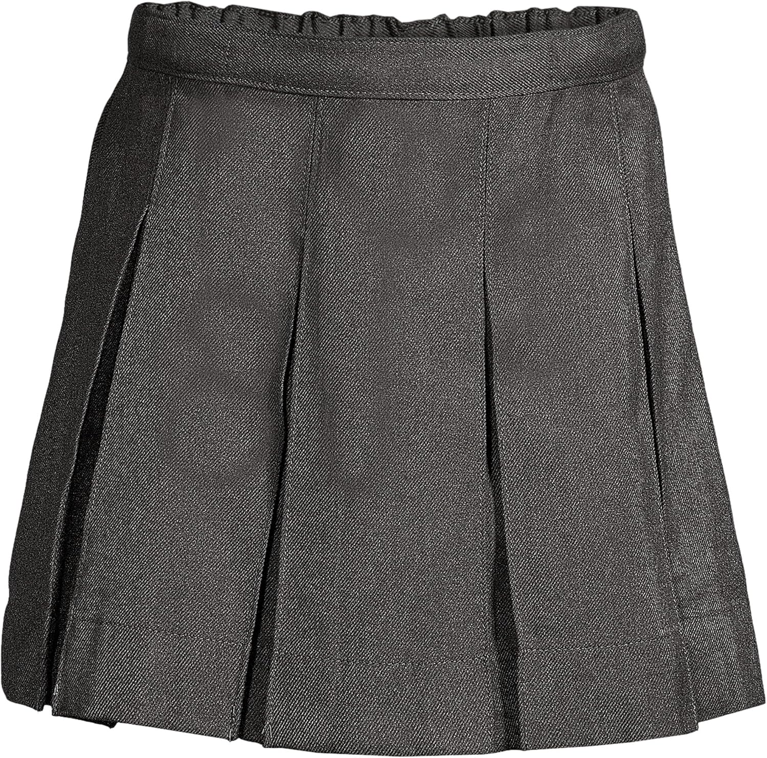 Lands' End School Uniform Girls Solid Box Pleat Skirt Top of Knee