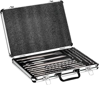 (628414000) SDS-Plus Drill Bit/Chisel Set SP, 17 pieces, in Aluminium Carry Case