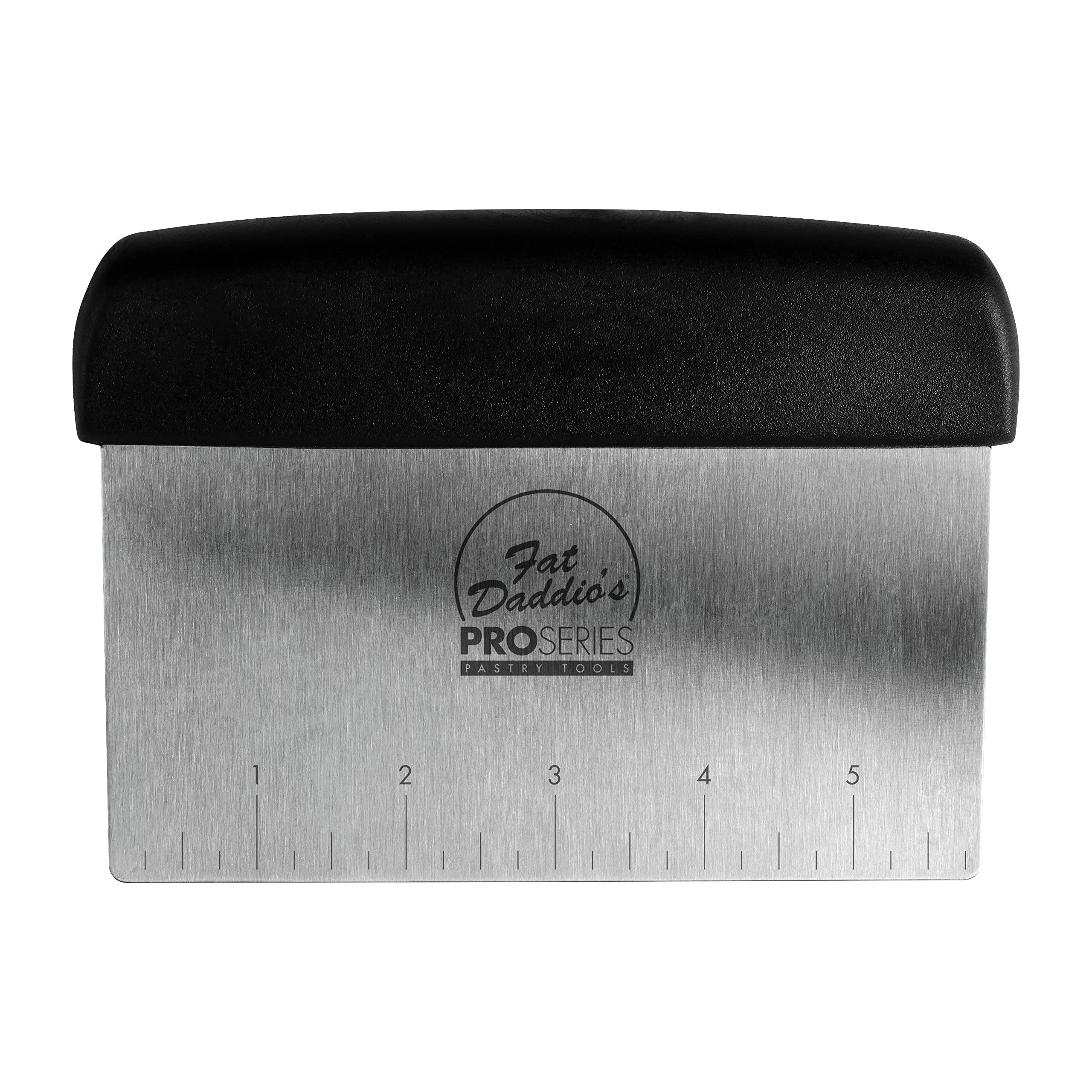Fat daddio de banco Rasquetas, acero inoxidable, 4.5 x 6 Inches