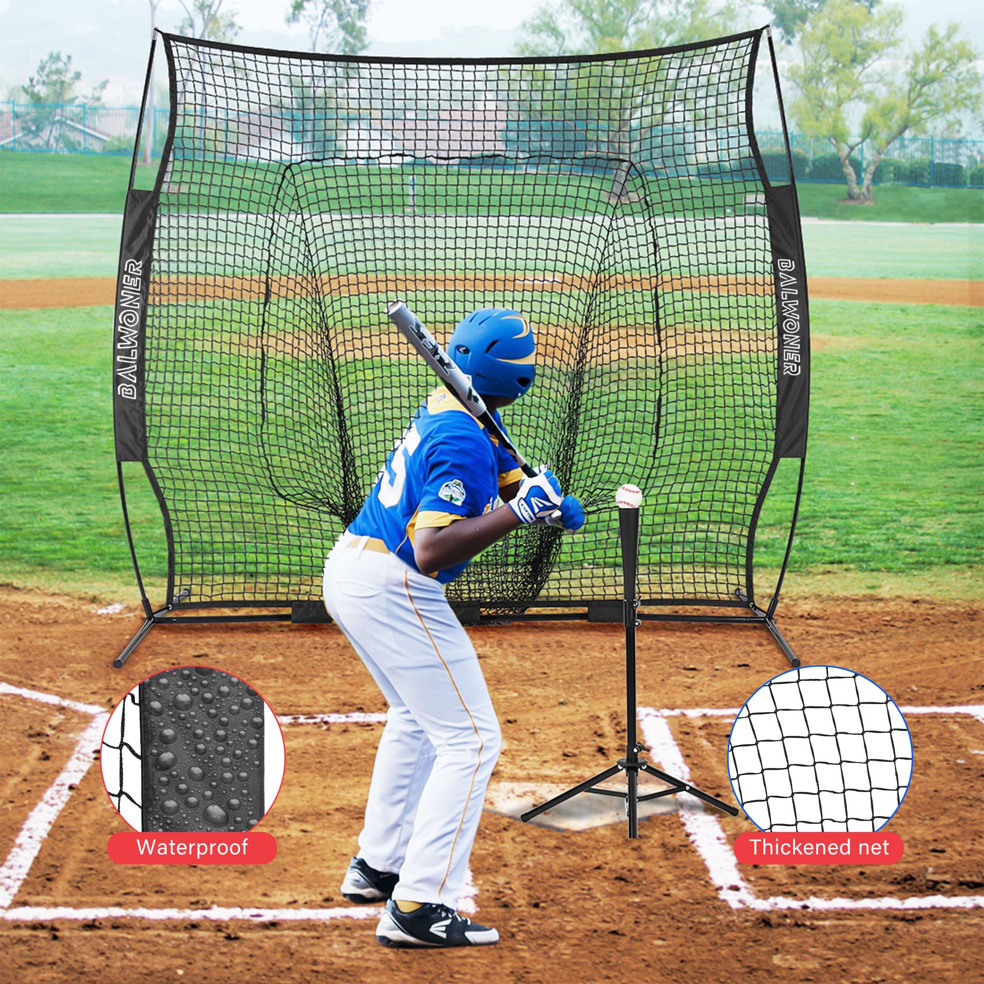 T-shirt de frappe de baseball portable, haut Martinique