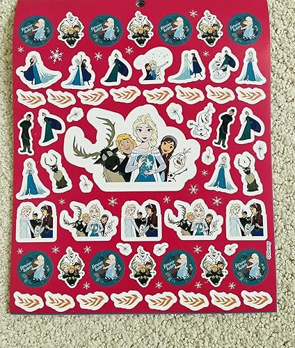 Miniatura 6 de Classic Disney Disney Frozen - Juego de calcomanías de Frozen – Frozen Elsa más de 500 calcomanías para niños pequeños (recuerdos y decoraciones de