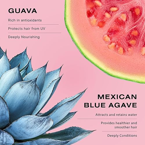 Miniatura 4 de Ceremonia Acondicionador sin enjuague de guayaba crema reparadora de hidratación profunda con tamarindo y aguacate, 6.7 fl oz  6.8 fl oz